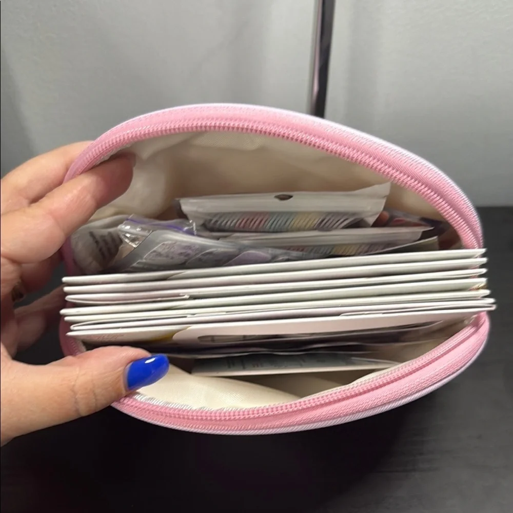 Color Street Cosmetic Bag with nail strips bundle